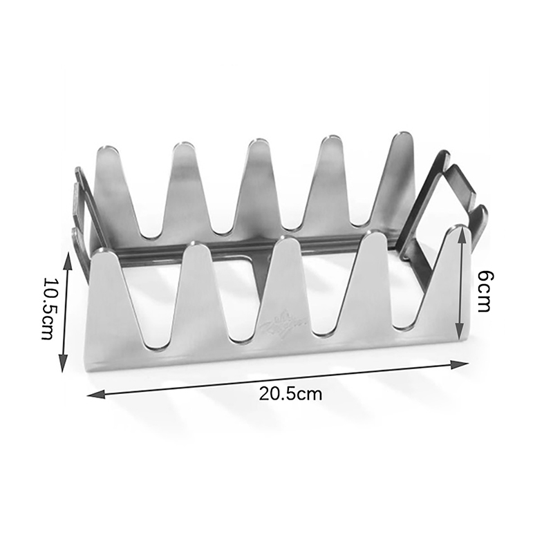 BBQ Rib Rack Multi Grill Rack Stainless Steel Roas... – Grandado
