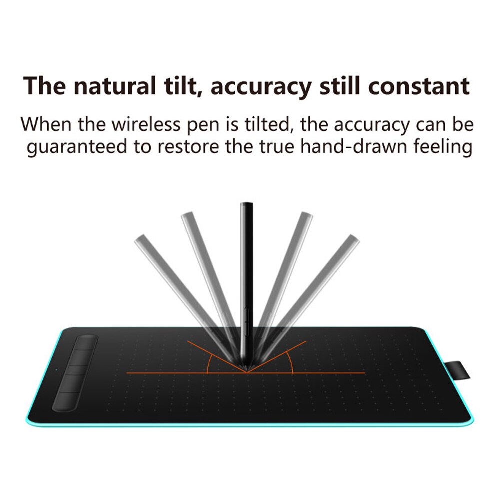 Clear Hand Painted Board Pc With Stylus Writing Tablet Notepad Painter School Student Black G10