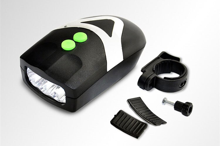 2 In 1 Fietsbel Fietsen Hoorns Elektronische Bike Fietsstuur Ring Bell Horn Loud Air Alarm Bell Sound Bike hoorn Veiligheid