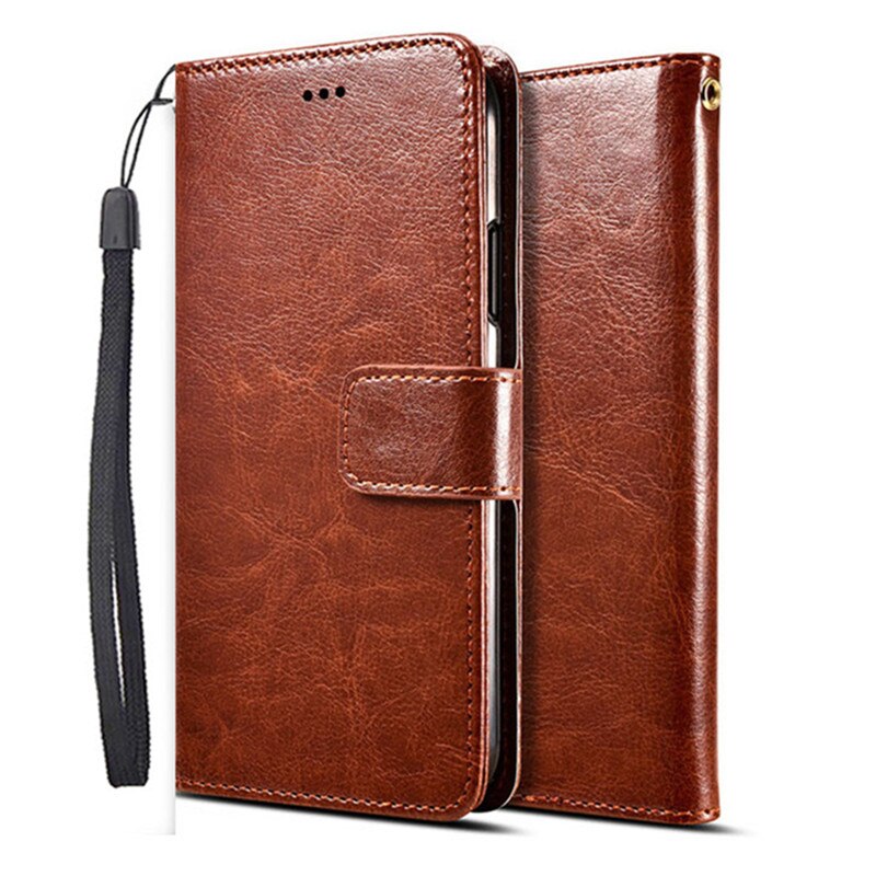 Magnetic Leather Case for Homtom HT7 HT17 Pro HT27 HT30 HT37 HT26 HT50 S12 S8 S99 Wallet Flip Card Holder Stand Phone Bags: for Homtom S12 / 0Brown