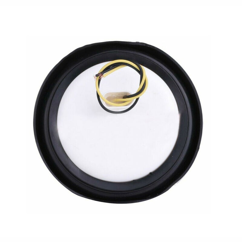 2pcs Super Bright 4Inch Round 24LED Truck Trailer Tail Light Reverse Backup Lamp Clear White With DC 12V