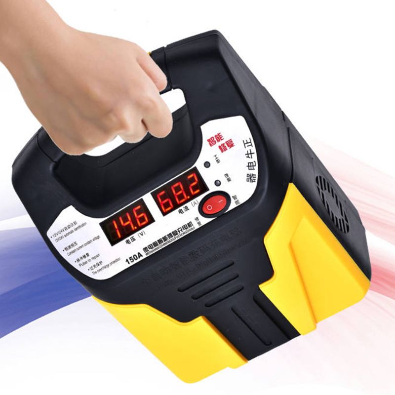 12V 24V Car And Motorcycle Battery Charger Full Intelligent Automatic Universal Battery Copper Charger