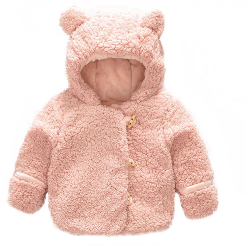 Popodion Winter kinder jungen und mädchen baby baumwolle mantel baby kleidung CHD20353: Rosa / 12m