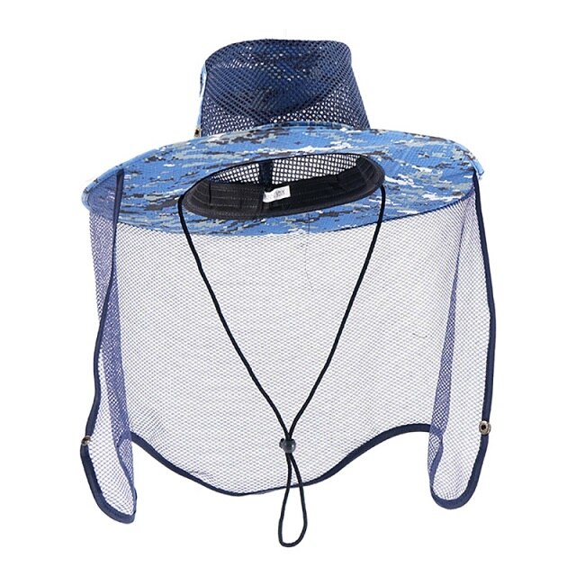 Outdoor Fishing Cap Mosquito Insect Hat Windproof Sunscreen Fishing Hat Breathable Bug Mesh Net Protector Camping: SG