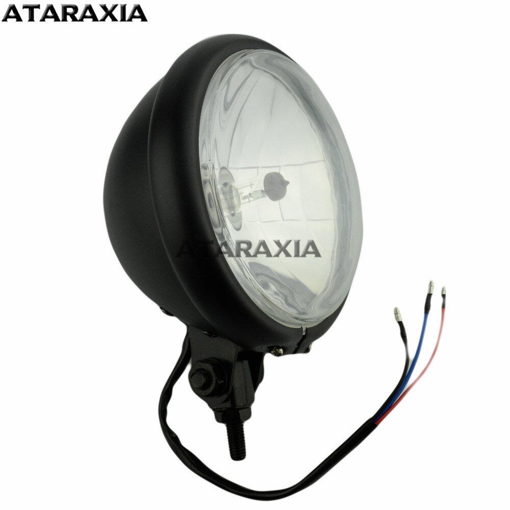 Motorrad 5.75 &quot;retro Scheinwerfer Kupfer Braun Kopf Lampe Universal- Jahrgang Hohe Abblendlicht für Harley Springer Zerhacker Cafe Rennfahrer