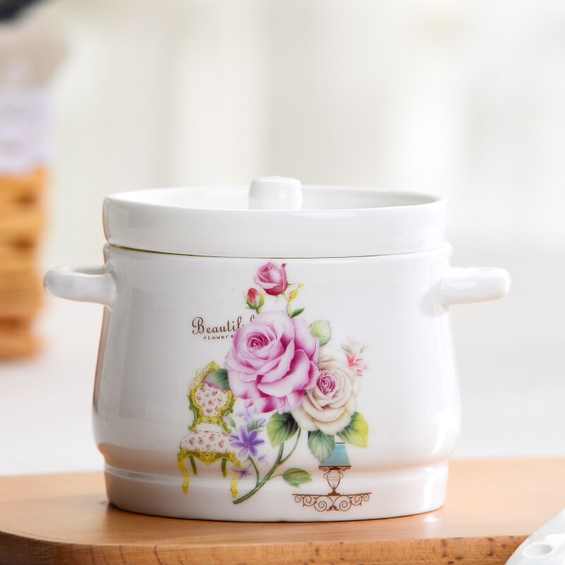 Klei Pot voor Koken Keramische Stoofpot Hete Pot Met Deksel, Japanse Hete Pot, Soeppan Kookgerei voor Multifunctioneel Gebruik Thuis Hoge Temperatuur Gas Keramische Pap Gestoofde Kip Steen Soep Klei