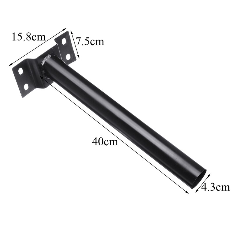 400x45mm Metal Bracket for Solar Powered Street Wall Light Lamp with Bracket Base and Mounting Accessories LED Arm Mounting