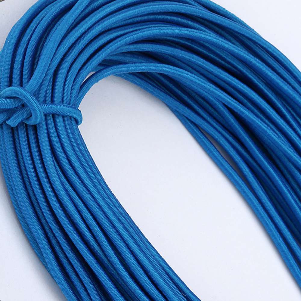 2mm*45M Colorful Round Elastic Band High Elastic Rope Rubber Bands Stretch Rope DIY Crafts Sewing Accessory
