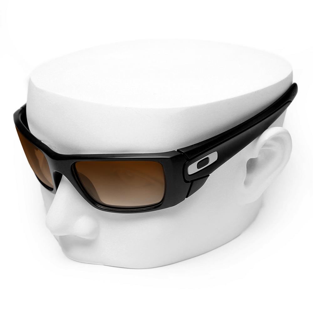 OOWLIT Gepolariseerde Vervanging Lenzen van Bruin Gradient voor-Oakley Fuel Cell Zonnebril