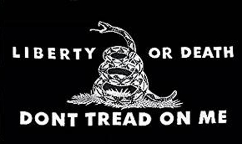 90x150 CM dont tread on me Yellow Snake gadsden flag: H / 90 x 150cm