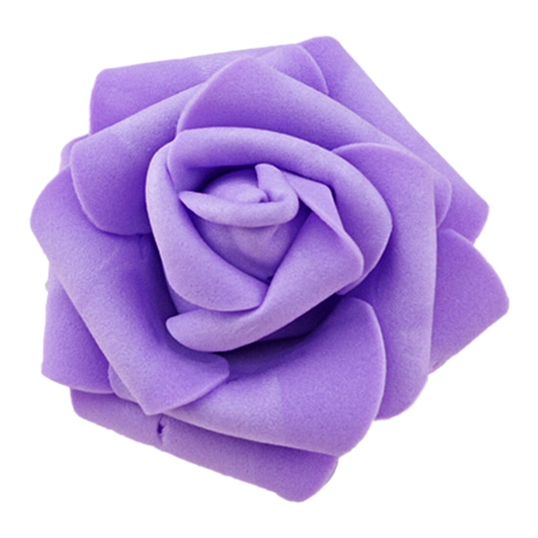 Roses en mousse PE 6cm 100 pièces/lot | Têtes de fleurs artificielles en mousse, têtes de fleurs décoratives faites à la main, fournitures de fête et fête