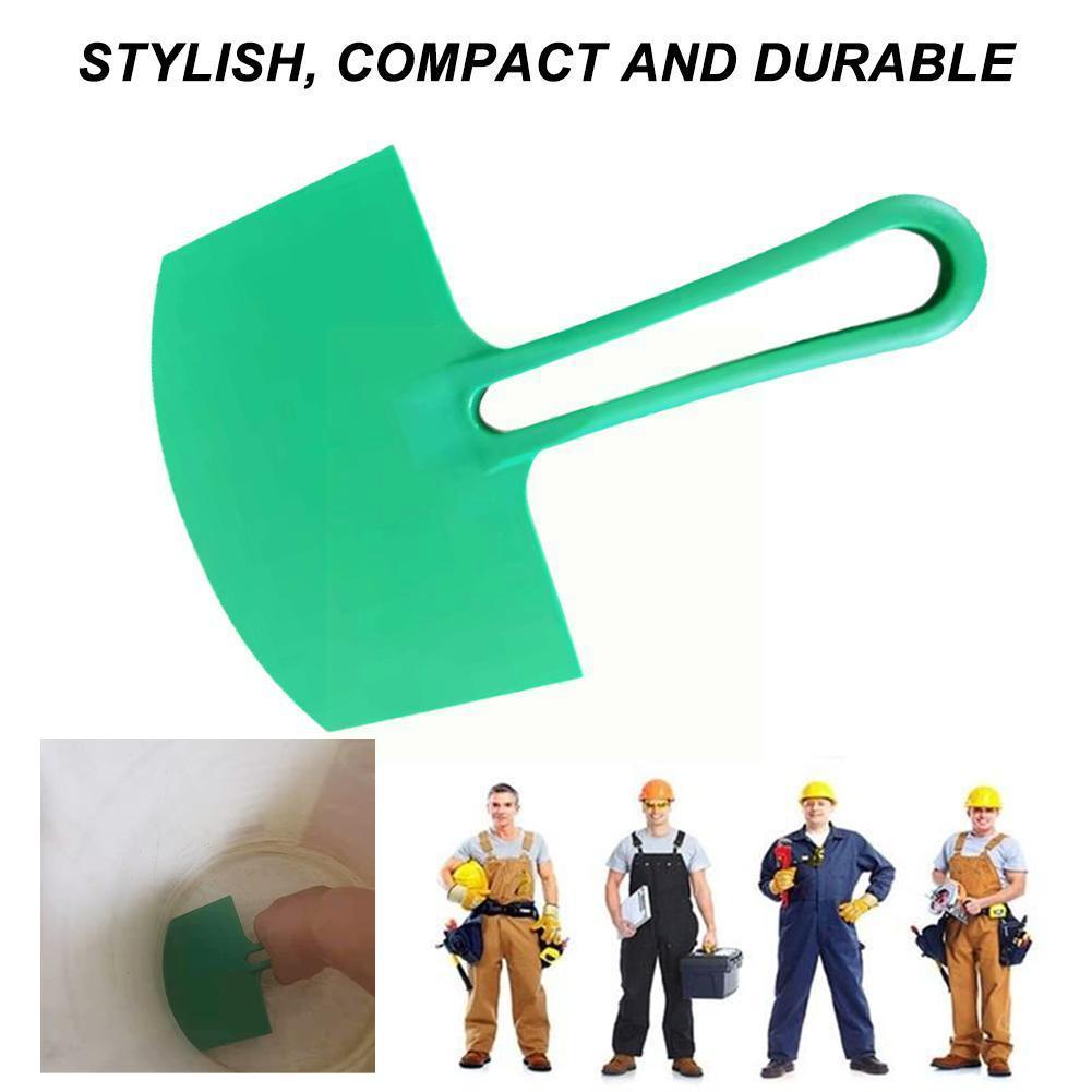 Espátula curvada con mango de plástico hueco, herramienta de vidrio para ventana, decoración de pintura, pala Flexible, hoja de masilla para pared, I8S5, nueva