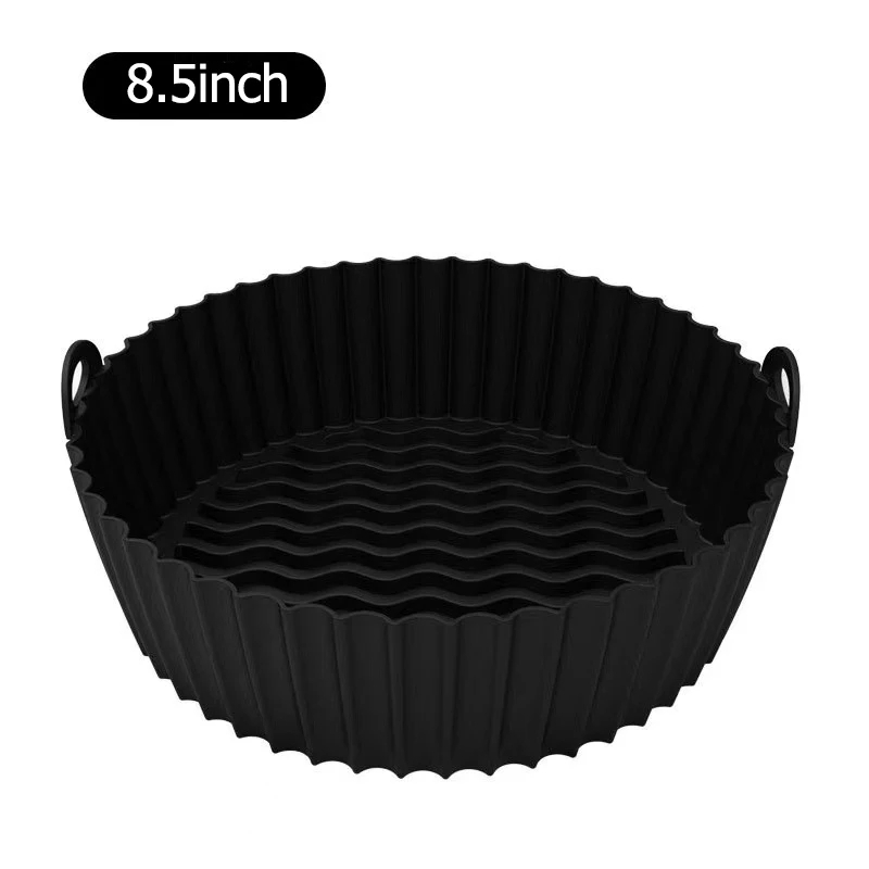 Doublure ronde réutilisable pour friteuse à air, cuisson au four, panier à frire, polymères jetables, livres faciles, accessoires de cuisine: Bourgogne