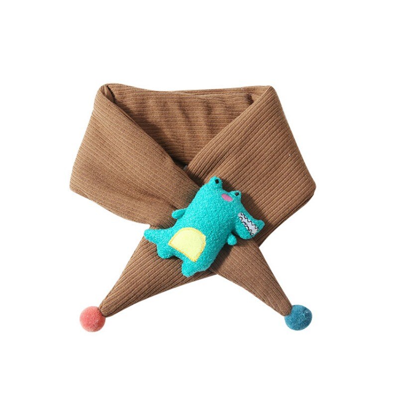 60-80cm Baby Schal Jungen Mädchen Winter Wärmer Karikatur aufbringen Schal Kleinkind Dicke Baumwolle Kragen Schals Kleinkind Halstücher