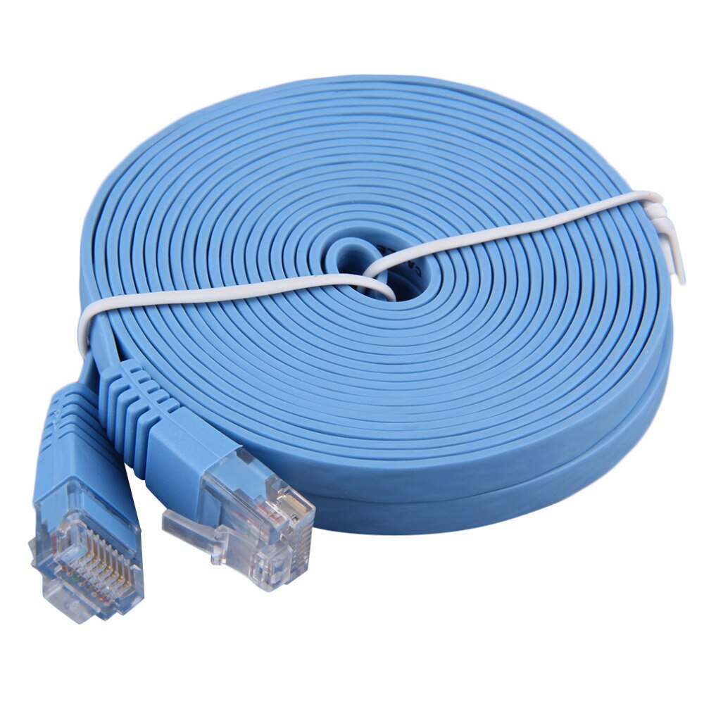 2M 1m RJ45 Ethernet Network LAN Cable CAT6 Channel 8P8C Patch Cable Router Length Flat Reticle Network Cable 0.5m