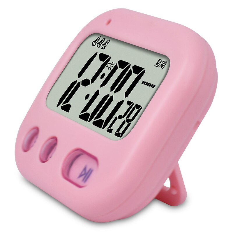 Quiet Non Ticking Electronic Alarm Clocks Home Led Digital Kids Alarm Clock Night Light Time Alarm Living Room Decoration OO50AC