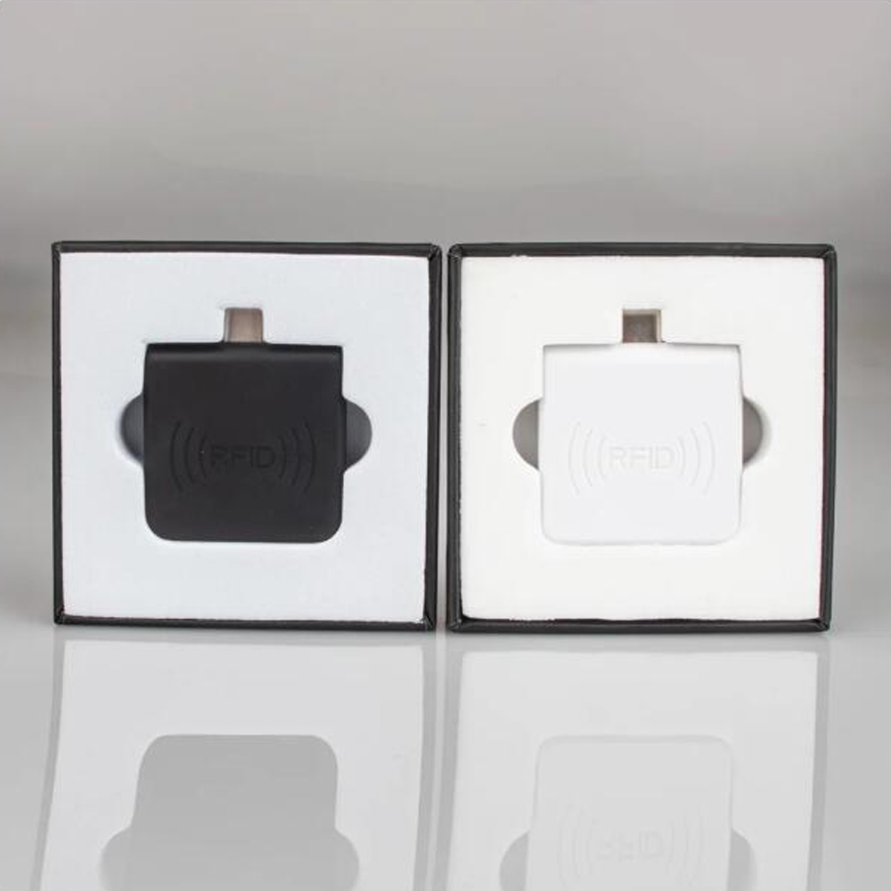 Tablette RFID IC/lecteur de carte ID, R65 13.56 successifs Z/125 SHIRT Z pour puce TK4100 EM4100 mini type-c/micro interface pour téléphone mobile Android
