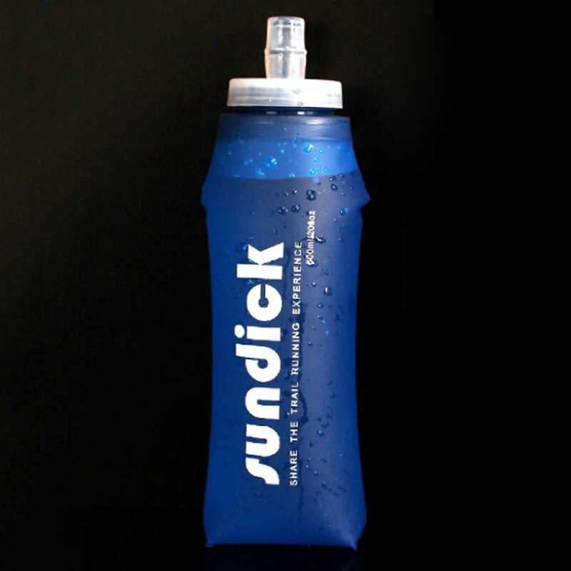 600ml bløde flasker vandtaske vandflaske sport løb hydration pack tpu sammenklappelige sammenfoldelige kedel talje tasker