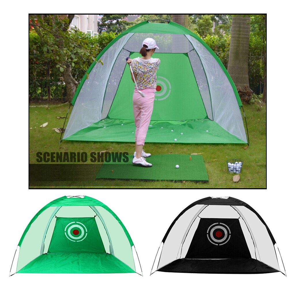 2x14m Golf Practice Driving Hitting Net Cage Training Aid Practice Target Aim Golf Chipping Hitting Putting Net Indoor Home