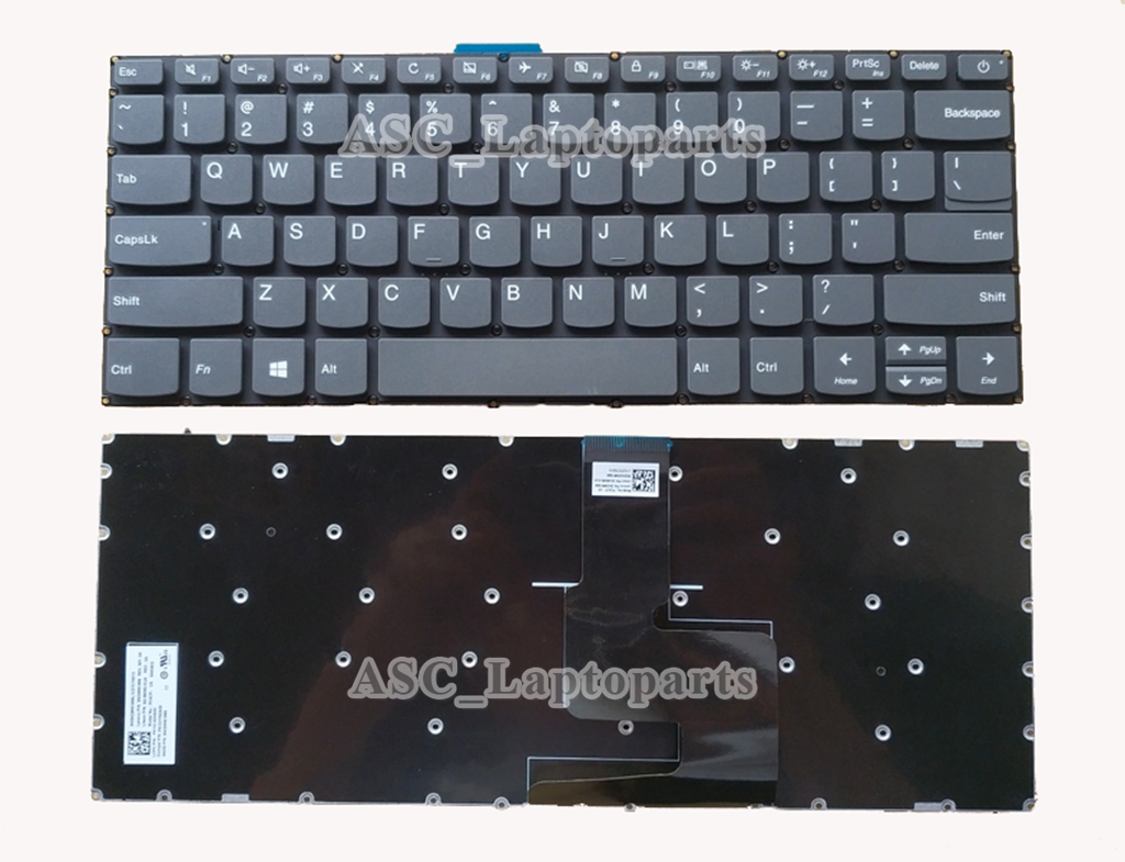 US English QWERTY Keyboard For Lenovo Ideapad V330-14isk v330-14ikb v130-14ikb 330s-14ikb 330S-14AST 2 in 1 14 BACKLIT: NO BACKLIT