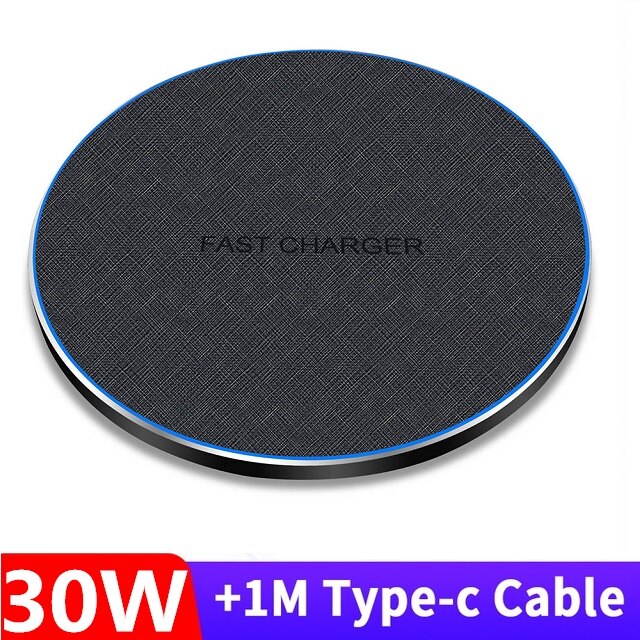 Fdgao 30w qi langaton laturi nopea langaton latausalusta induktiolaturi iphonelle 11 xs xr  x 8 samsung  s20 s10 s9 note 20 10: 30w kangasta