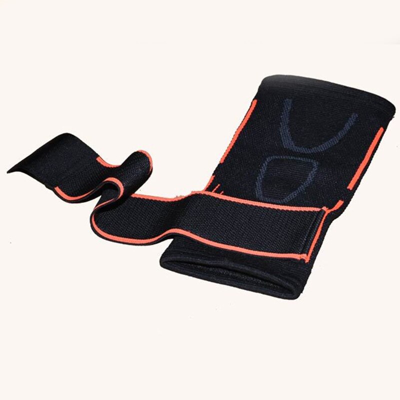 1 pc pustende forlenge albuestøtter utendørs sportsutstyr trykkbandasje tennis fitness elastiske albueputer basketball: L