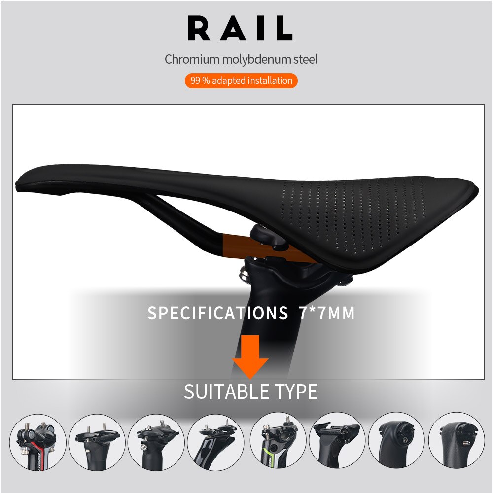 Selle de vélo ultralégère à coussin, siège de vtt de route, de montagne, pièces de bicyclette, noir/vert/blanc/rouge/bleu/rose