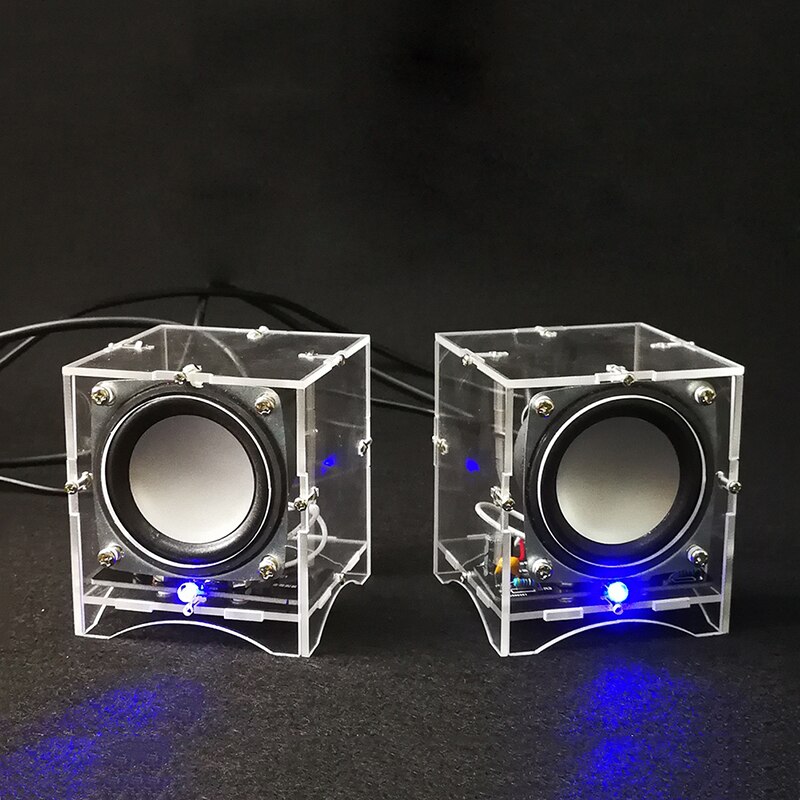 Funny DIY Housing Mini 3W Speaker Computer Audio 8002 Music Chip Amplifier Speaker Phone