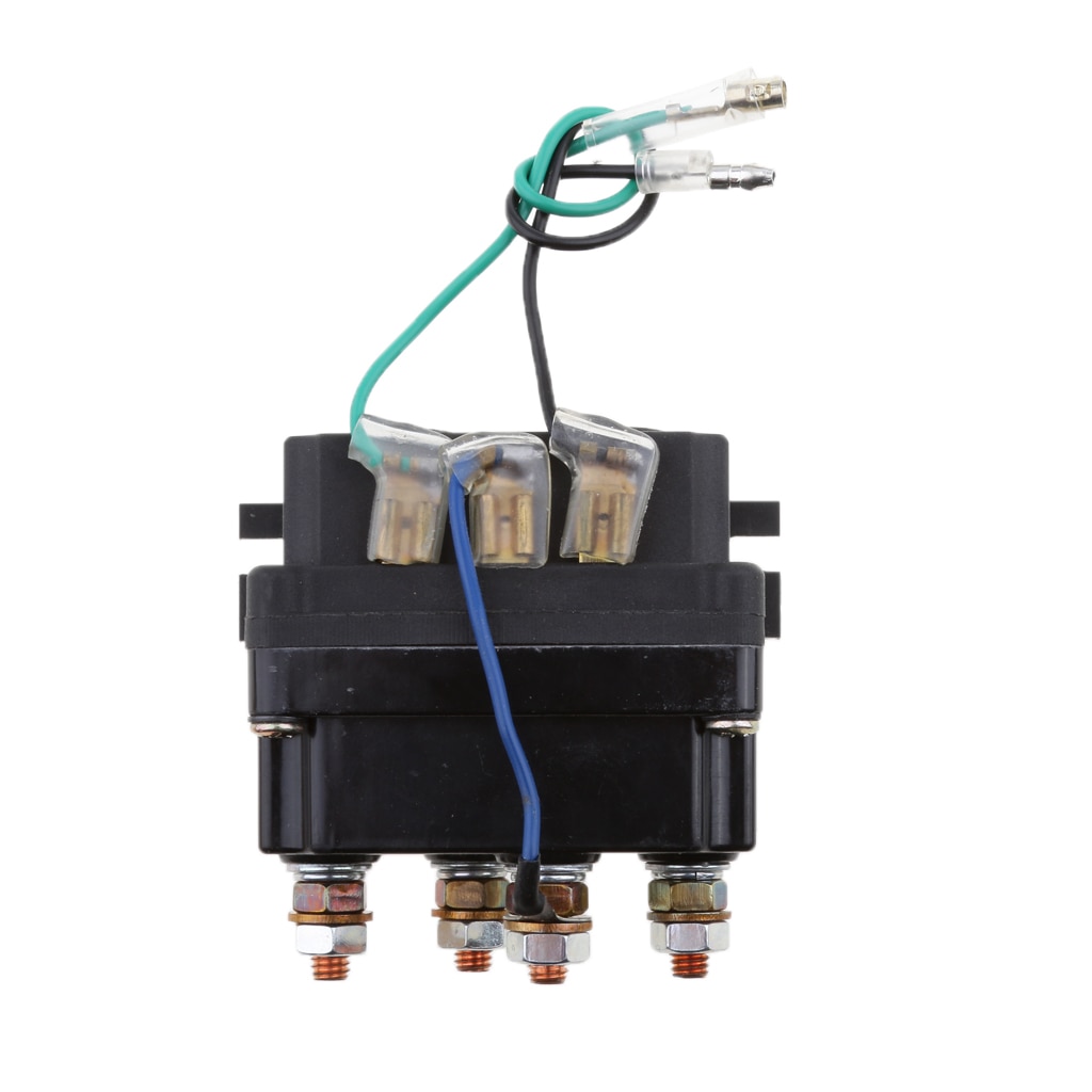 Treuil de relais universel 12V 500A | 1 pièce, contacteur de relais, treuil, interrupteur à bascule, pouce pour ATV/UTV 80mm * 7.5mm * 40.5mm