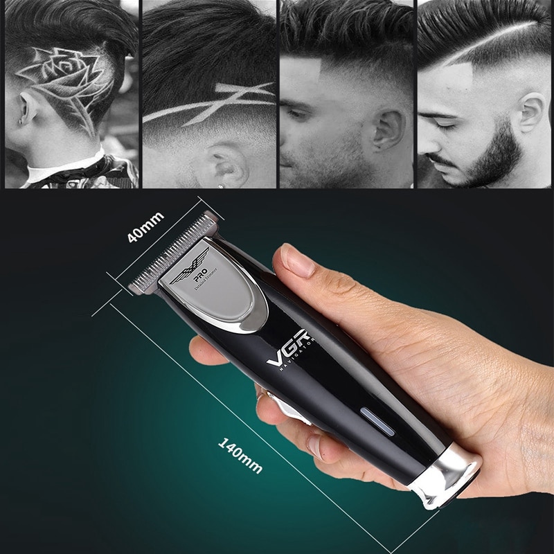 Vgr v -006 elektrisk klipper elektrisk hårtrimmer skæg bil hårklipper til mænd trimer hårskæremaskine haircut head trim fa