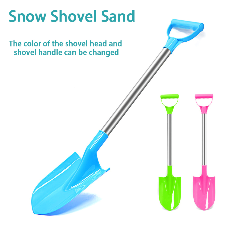 Kinder Strand Schaufel 56 cm Edelstahl Spitze Schaufel Spielzeug Sand Schnee Verdickt Spielen Haus Strand Schaufel Outdoor Spielzeug Kinder