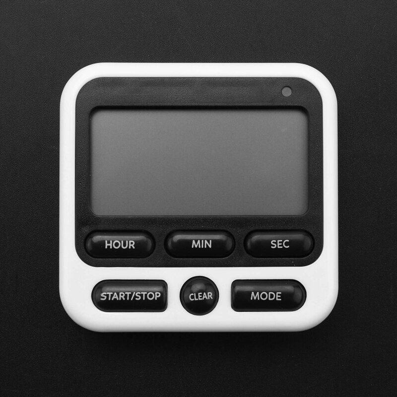 Kitchen Timer, Magnetic Kitchen Timer, with Adjustable Sound Alarm and Memory Function for Cooking and Studying