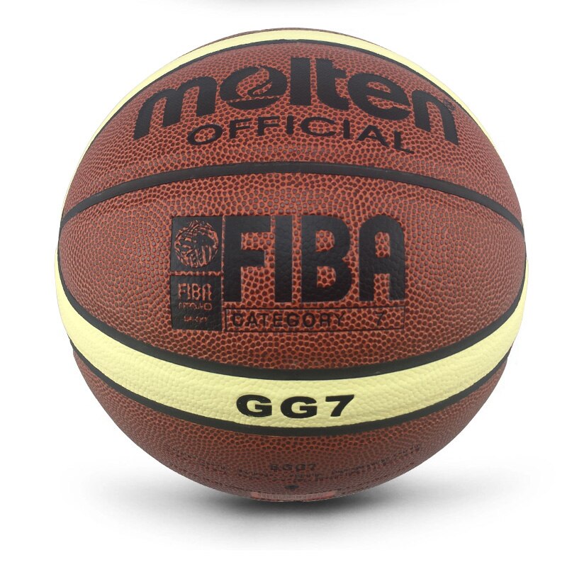 or retail Brand Basketball Ball PU Materia Official Size7/6/5 Basketball Free With Net Bag+ Needle: As the show GG7