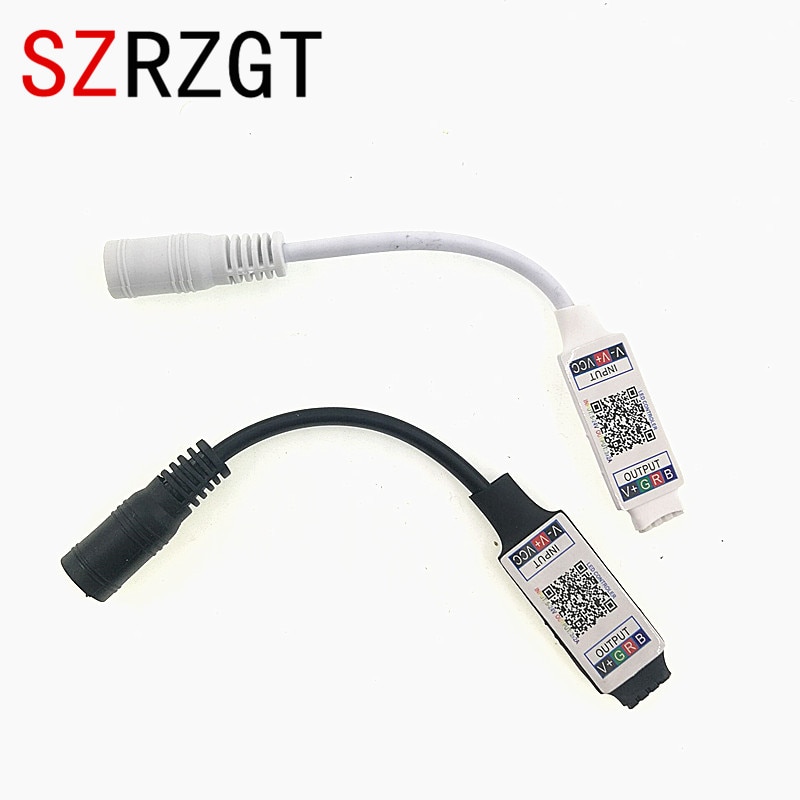 Mini RGB Bluetooth Controller DC 5 V 12 V 24 V Mini Muziek Bluetooth Controller Light Strip Controller Voor RGB RGBW LED Strip