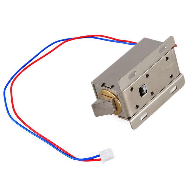 Electric lock door solenoid valve Silver