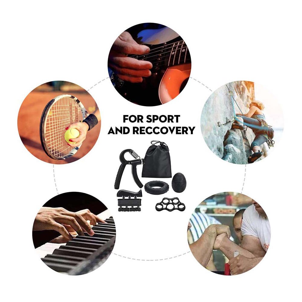 Grip Power Wrist Forearm Hand Grip Exerciser Strength Training Device Fitness Muscular Strengthen Force Fitness Equipment