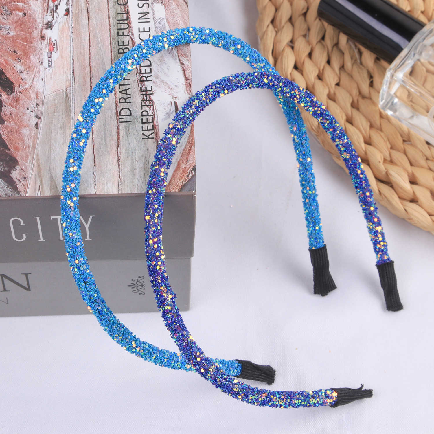 1PC Leuke Meisjes Hoofdbanden Glitter Regenboog Haarbanden Sparkly Haarbanden Kids Kinderen Party Decoratie Haaraccessoires