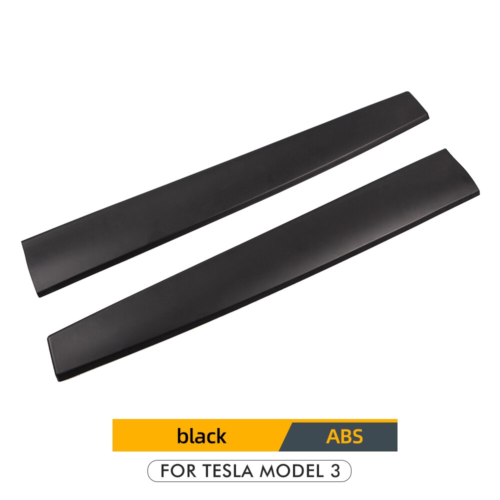 Model3 Centrale Controle Instrument Panel Voor Tesla Model 3 Accessoires Carbon Fiber Abs Model Drie Centrale Console Y: black