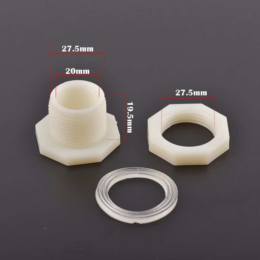 1 Set Abs 1/2 Inch Tot 6.4 ~ 20Mm Elleboog Watertank Connector Aquarium Tuin Irrigatie Slang Gezamenlijke Water pijp 90 Graden Adapter