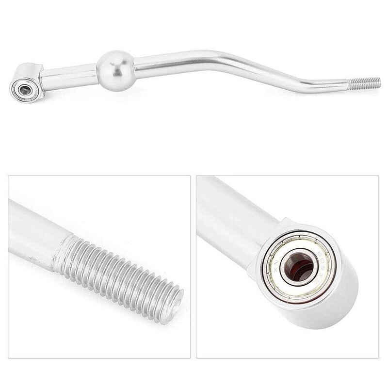 Car Modification Parts Double Curved Gearshift Lever Aluminum Gearshift Lever Suitable for Honda