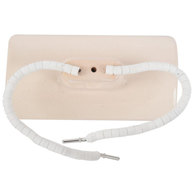 Calefactor cerámico s 120x60mm panel calefactor infrarrojo blanco 300 vatios 220V