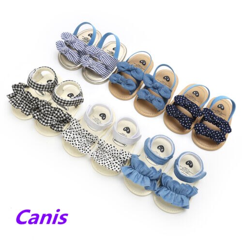 Baby Sandalen Kind Baby Meisje Strik Houten oor Sandalen Lederen Sandalen Zomer Party Prinses Schoenen