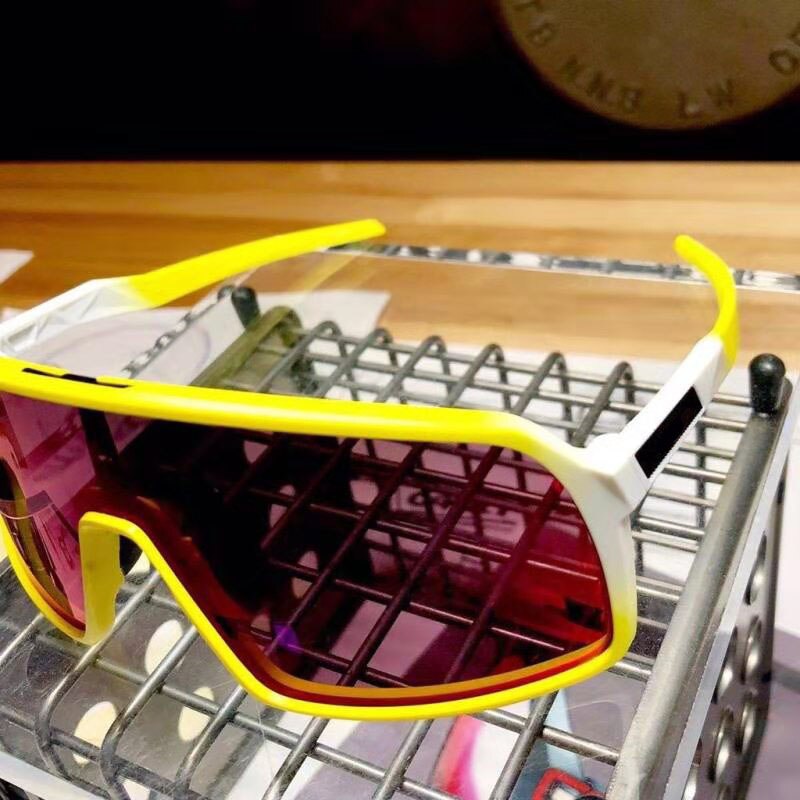 Sport Polarisierte Sutro Radfahren Brille Radfahren Brille Männer Frauen bike Gläser UV400 Radfahren sonnenbrille 3 Objektiv: Yellow White