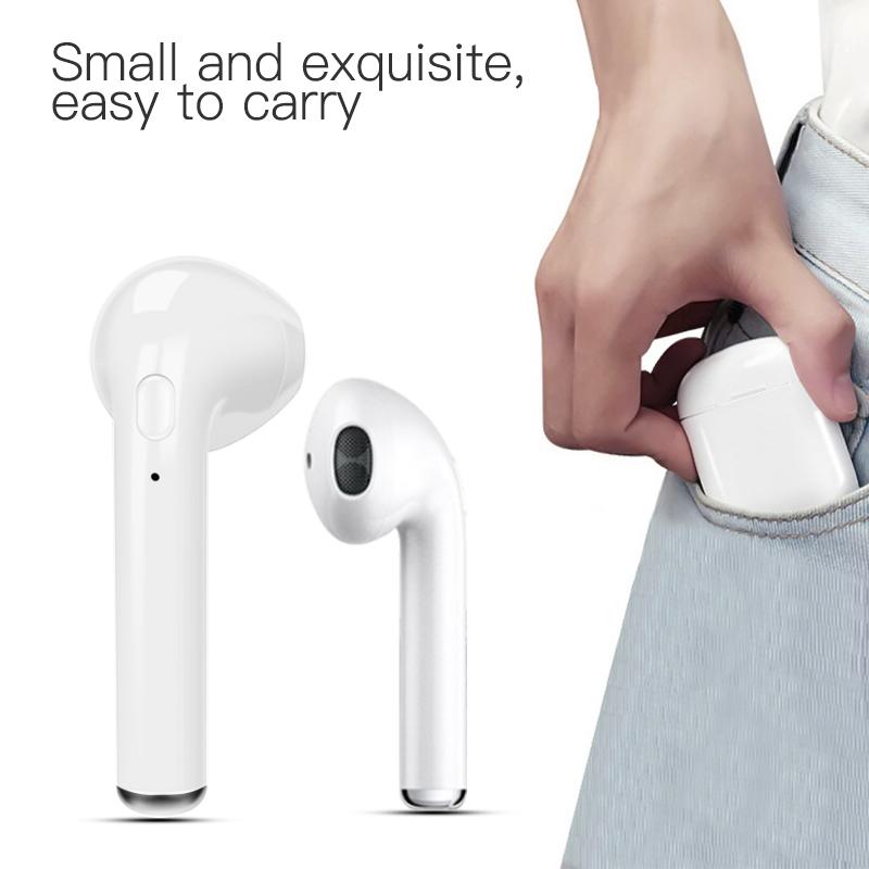I7s Tws Bluetooth Oortelefoon Mini Draadloze Oordopjes Met Opladen Doos I7 Sport Handsfree In-Ear Draadloze Headset Voor Xiaomi telefoon