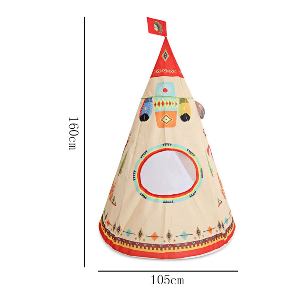 La Tenda del capretto Casa Portatile Principessa Castello Presente Pieghevole Appendere la Bandiera Dei Bambini Teepee Tenda Tenda del Gioco Di Compleanno Regalo Di Natale: A7