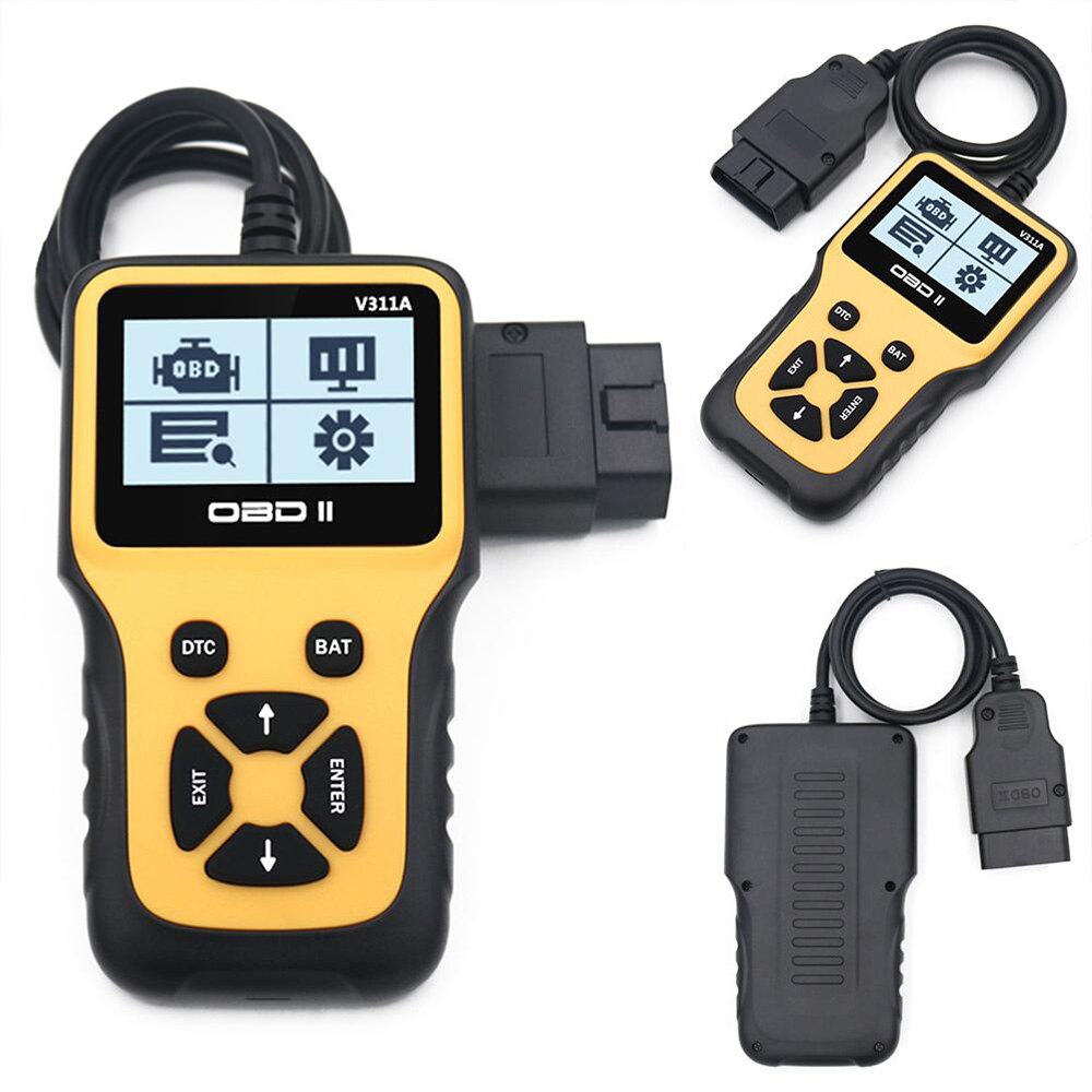 V311A Universal OBD2 Code Reader OBDII OBD Auto Code Reader Automobile Diagnostic Scanner Engine Light Error Analyzer
