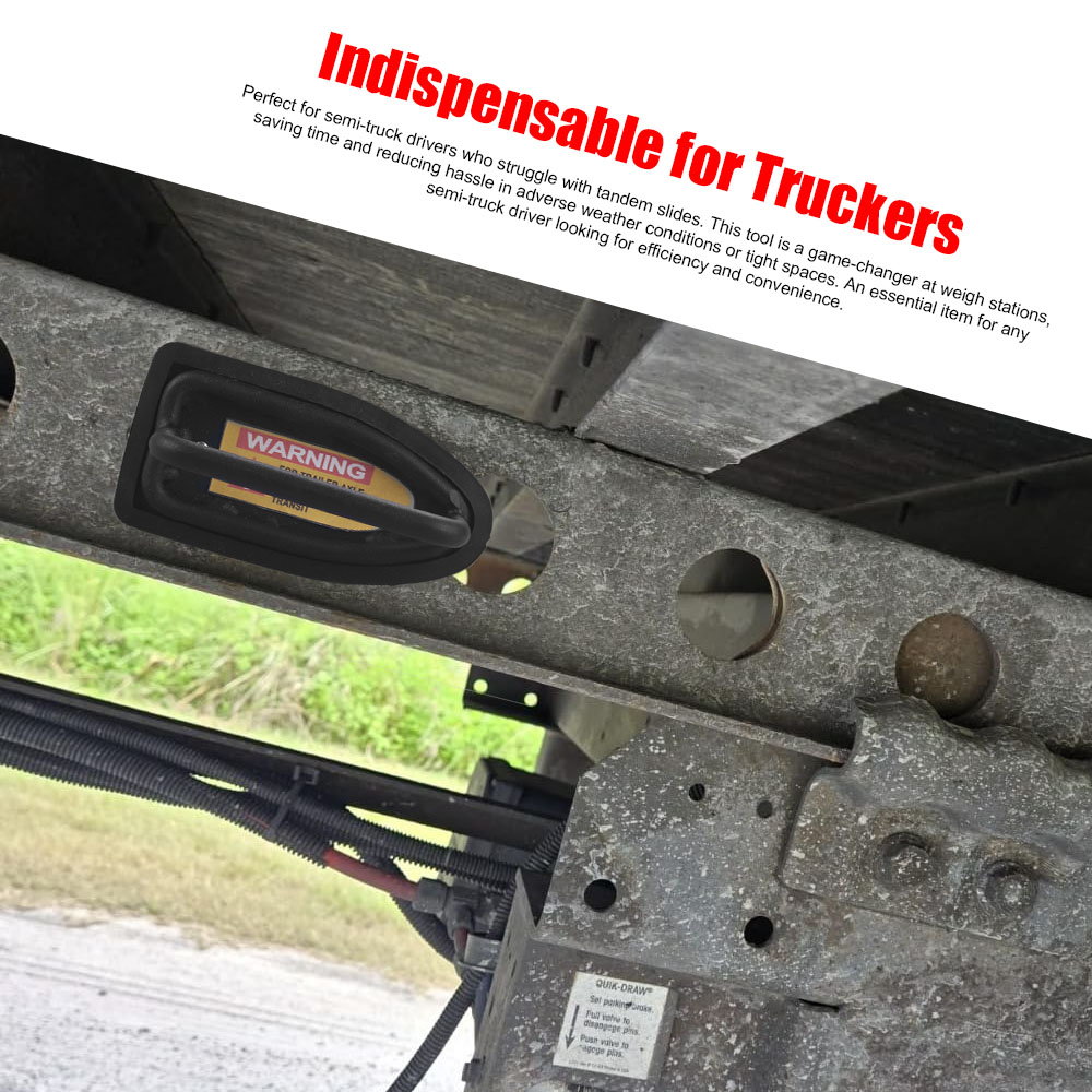 Axle Stop Device for Refrigerator Trailer and Dry Van Trailers Tandem Slide Stopper for Semi Trailers Steel Lock Pin Stopper