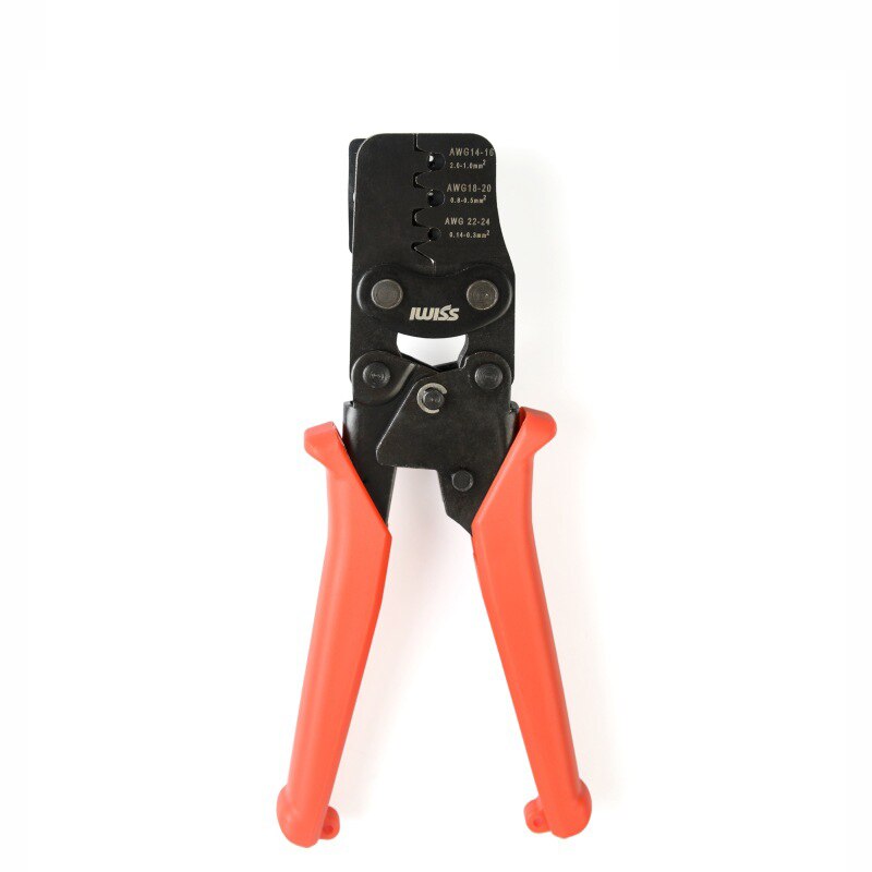 IWISS IWS-1424BN Crimping pliers Delphi Weather Pack Metri-Pack Connectors Crimp Terminals crimper tool 0.14-2.0mm²(24-14AWG): Default Title