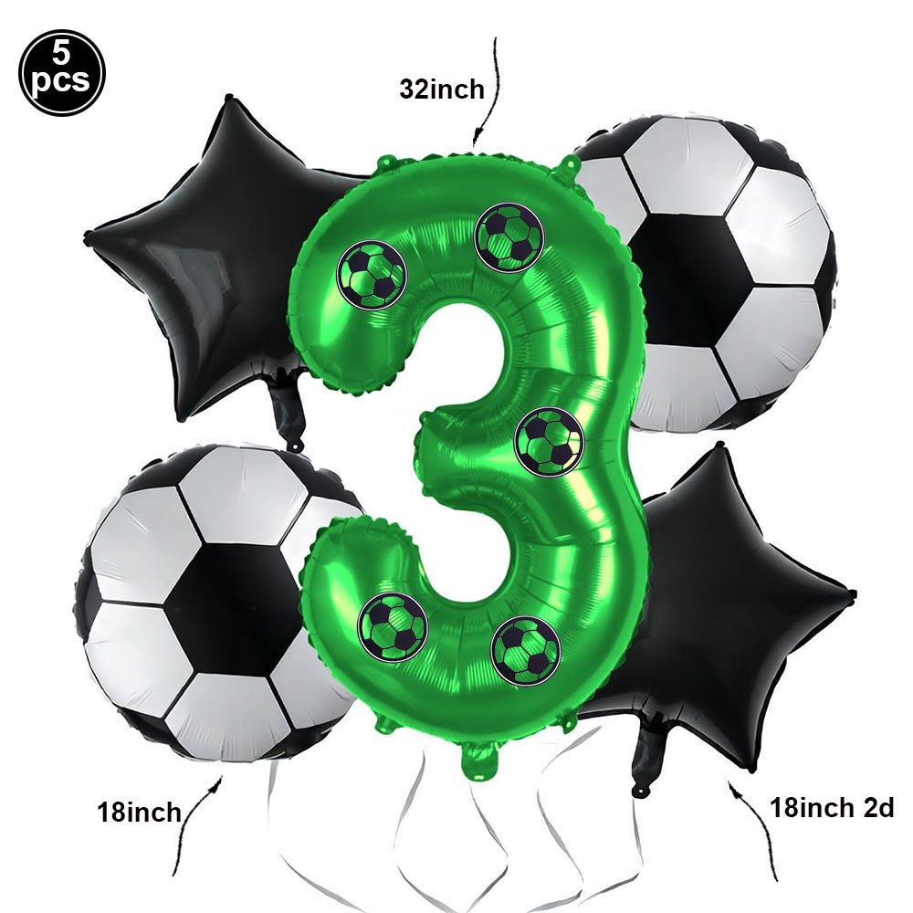 FußBall Ballon Bausatz Geburtstag Dekor für Jungen FußBall Geburtstag Party Lieferungen FußBall Party Ballon FußBall Sport Thema Party Gefälligkeiten