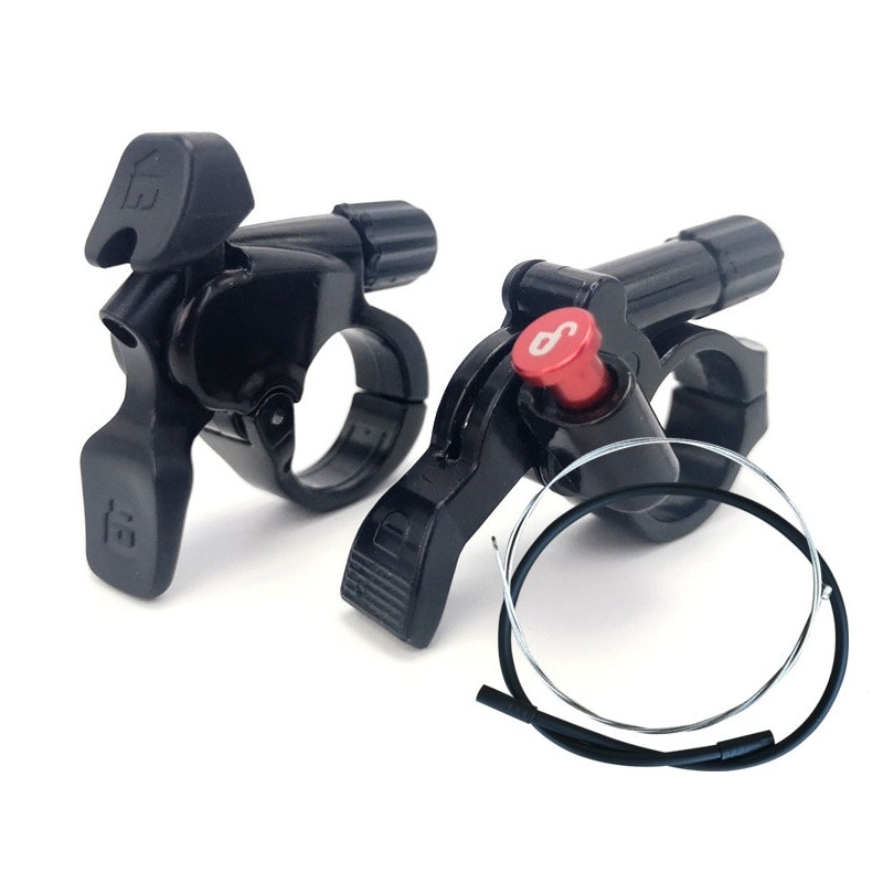 MTB Front Fork Wire Control Switch Mountain Bike Parts SR ST Fork Remote Lockout Lever with Cable for Suspension Forks